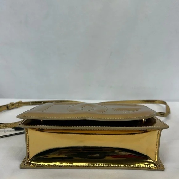 Dolce & Gabbana Gold DG Logo Crossbody Bag - Picture 8 of 12